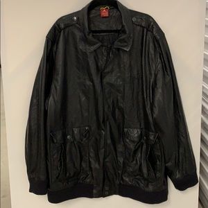 Vintage Michael Jordan Nike Black leather jacket